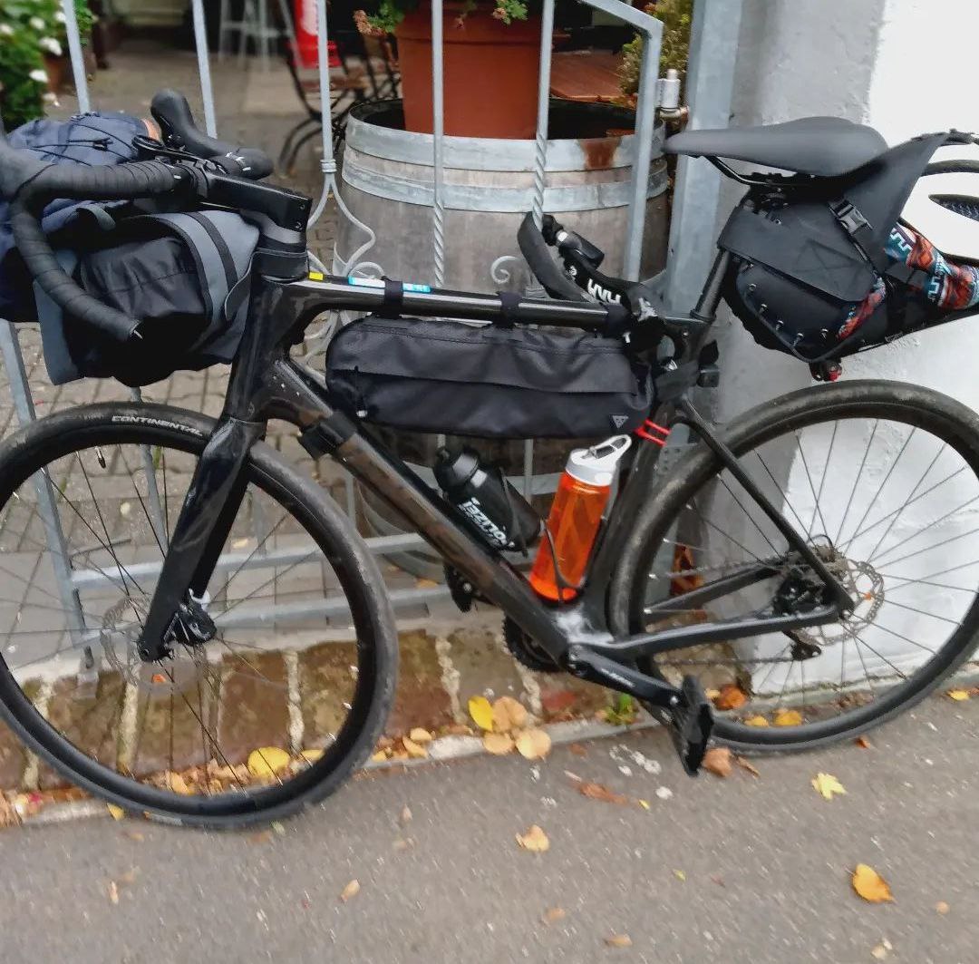 Inter-city bike-packing ride