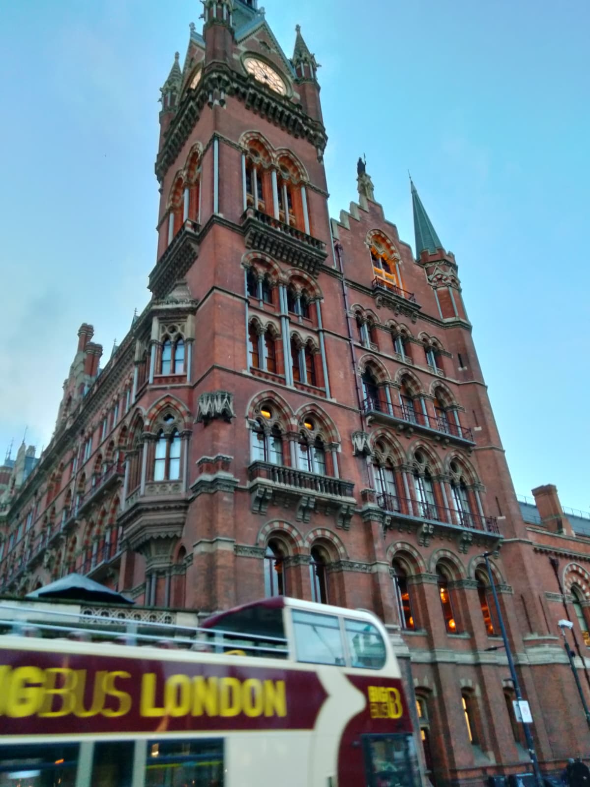 St Pancras Station in London